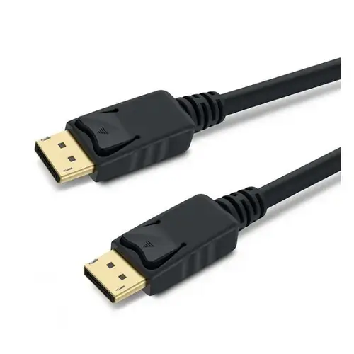 Cablu DisplayPort, tata - tata, Versiunea 1.3/1.4, 4K (3840×2160), dublu ecranat, conectori auriti, 2m, PremiumCord