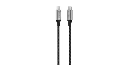 Cablu EcoFlow Rapid Pro, USB-C, 240W, Nylon, 1.8 m (Negru/Gri)