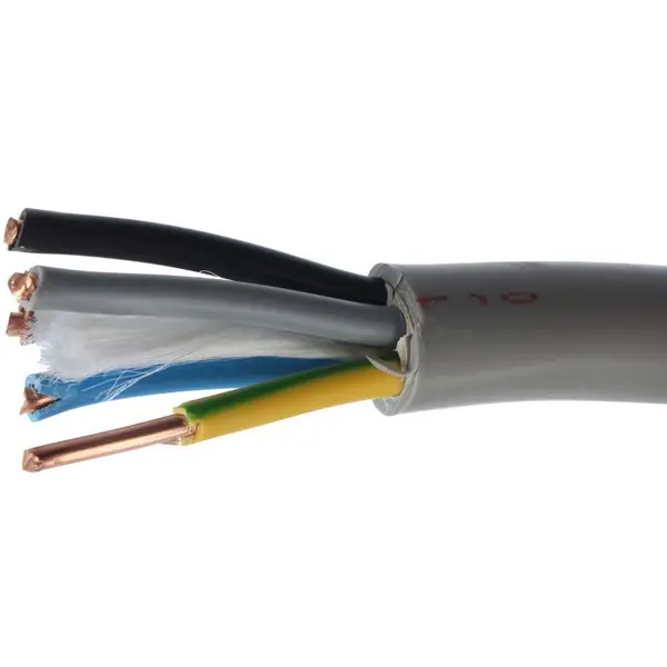 Cablu electric de cupru CYY-F 5x6 mmp / m