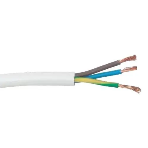 Cablu electric litat (multifilar) de cupru MYYM / H05VV-F 3x10 / m
