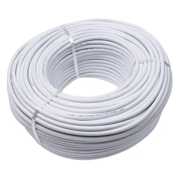 Cablu Electric Simplu Alb, 3 x 1.5 x 100 m, Clasa de Protectie A++