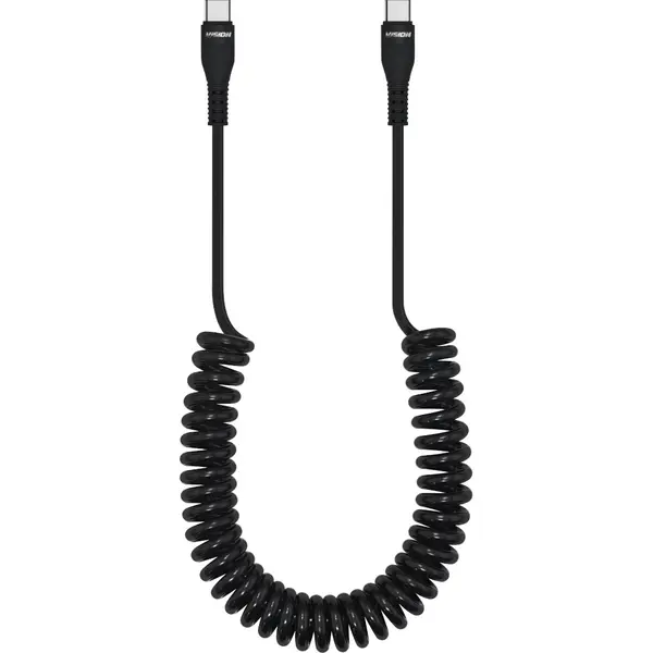 Cablu Extensibil Vision Touch Type C - Type C 60W 1,5 Metri Negru