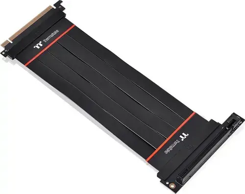 Cablu extensie Thermaltake Riser TT Premium AC-060-CO1OTN-C2, PCI-E 4.0, 200mm, 90 grade