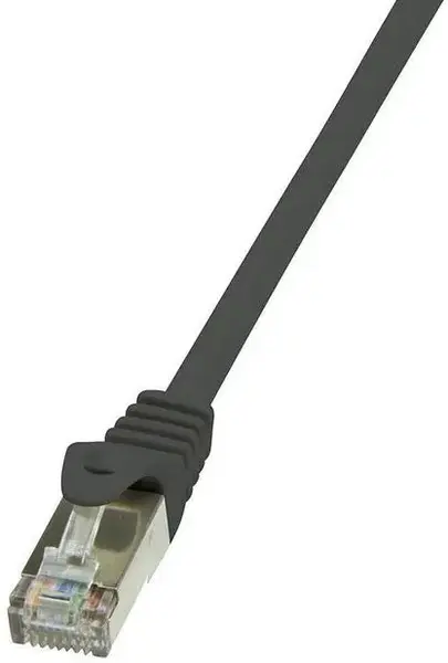 Cablu F/UTP LogiLink CP2073S, Patchcord, CAT.6, 5m (Negru)
