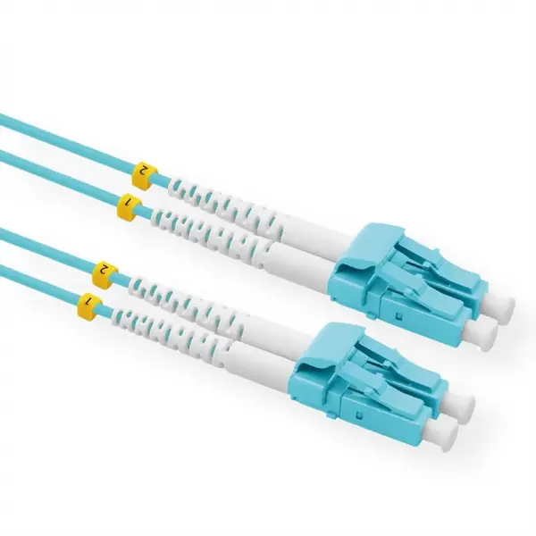 Cablu fibra optica LC-LC OM3 Low-Loss-Connector 2m Turcoaz, Value 21.99.8822