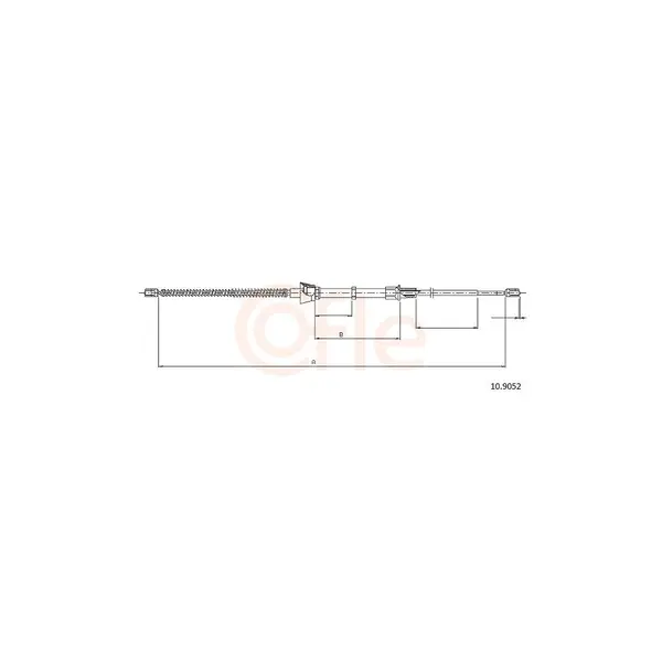 Cablu, frana de parcare COFLE 10.9052
