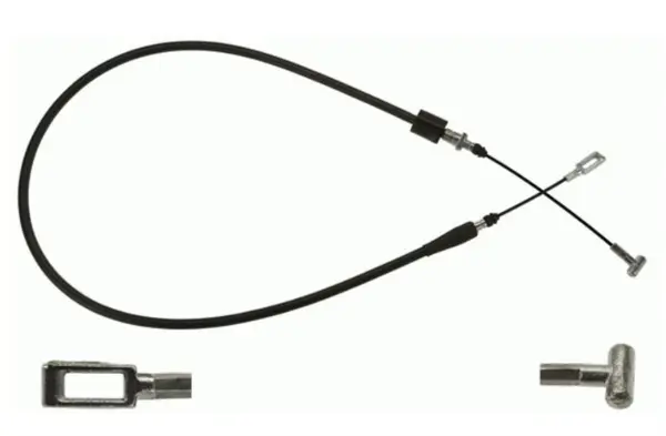 Cablu, frana de parcare KRIEGER 0950014055