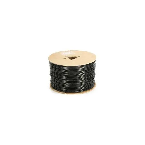 Cablu FTP CAT5E 100% cupru cu alimentare 2×1 mm, exterior UV, tambur 305 m