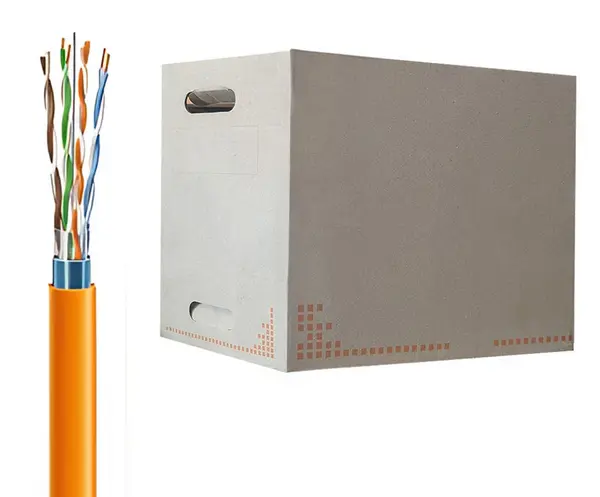 Cablu FTP CAT5E, din cupru, 4x2x24 AWG, LSZH, rola 305m, Safer ADM-FTP5E-LSZH-305M