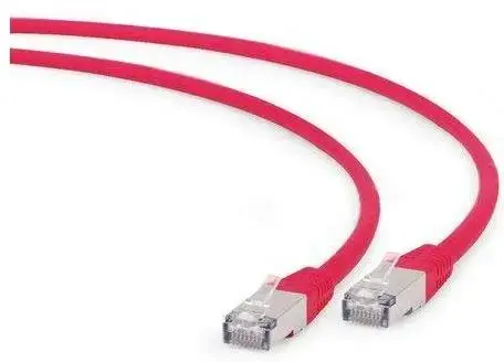 Cablu FTP Gembird PP6A-LSZHCU-R-0.5M, Patchcord, CAT.6a, 0.5 m (Rosu)