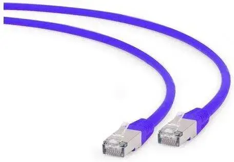 Cablu FTP Gembird PP6A-LSZHCU-V-0.5M, Patchcord, CAT.6a, 0.5 m (Violet)