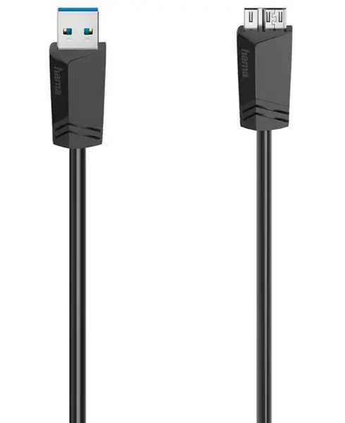 Cablu Hama 200627, USB A - microUSB B, 1.5m (Negru)