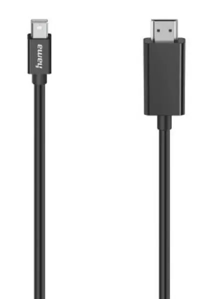 Cablu Hama - 200711, mini DisplayPort/HDMI, 1.5 m, negru