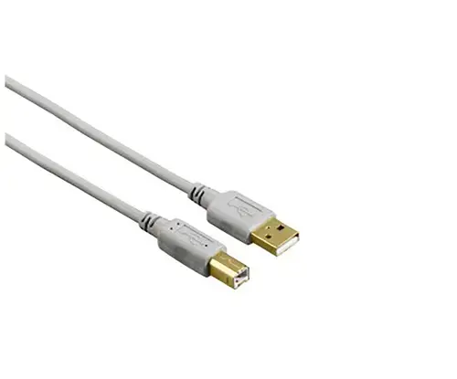 Cablu Hama 200903, USB - USB B, 1.5 m (Gri)