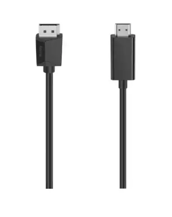 Cablu Hama 205144, DisplayPort - HDMI, Ultra-HD 4K, 1.5 m (Negru)