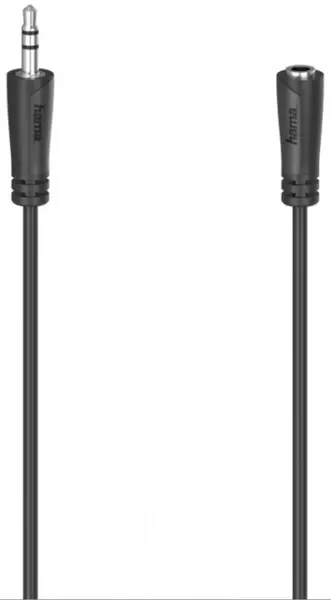 Cablu Hama - 3.5 mm/3.5 mm, 1.5 m, negru