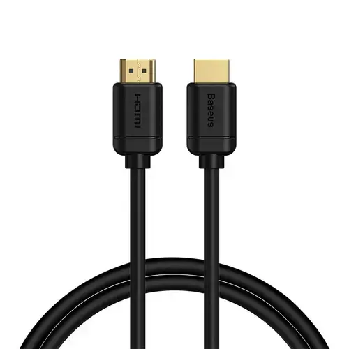 Cablu HDMI 2.0, Baseus CAKGQ-A01, 4K 60Hz, 3D, HDR, 18 Gbps, 1 m, Negru