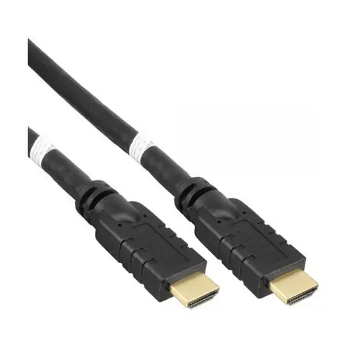 Cablu HDMI cu amplificator, High Speed, Ethernet, 4K@60Hz, tripluecranat, V2.0, conectori auriti, 15m, PremiumCord kphdm2r15
