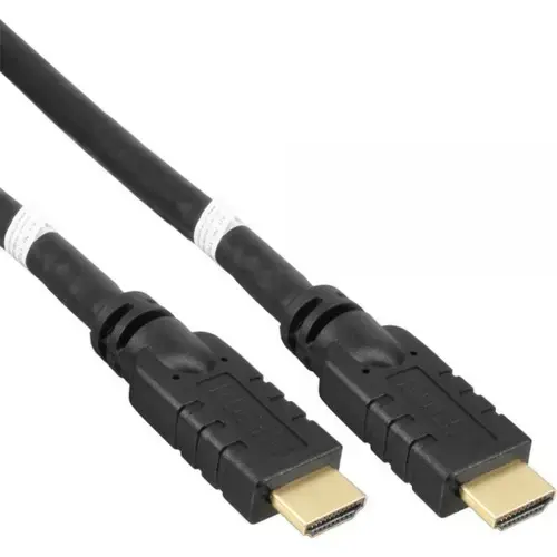 Cablu HDMI cu amplificator, High Speed, Ethernet, 4K@60Hz, tripluecranat, V2.0, conectori auriti, 20m, PremiumCord kphdm2r20
