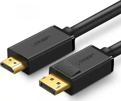 Cablu HDMI-DisplayPort UGREEN 10203, 3m, Conectori placati cu aur