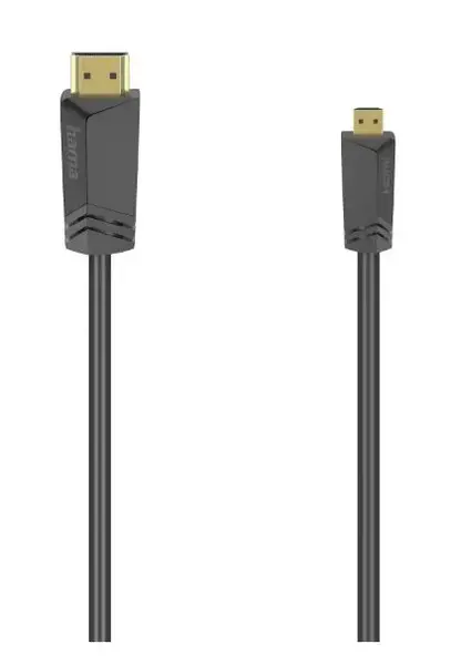 Cablu HDMI Hama 205016, 4k, Ethernet, 1.5 metri (Negru)