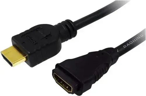 Cablu HDMI LogiLink CH0058, male/female, 5m, standard 1.4