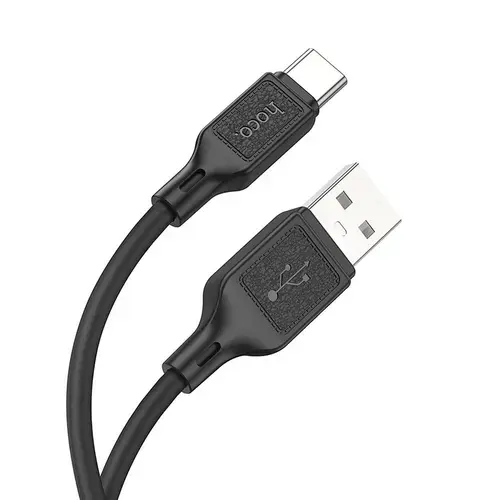 Cablu HOCO USB A la tip C 3A X90, 1m, Negru