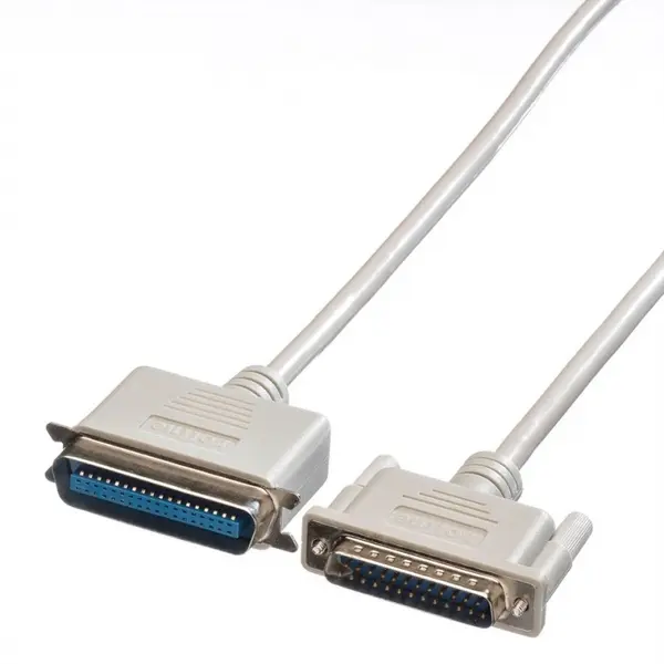 Cablu imprimanta paralel bidirectional DB25 la Centronics 1.8m, Roline 11.01.1018*