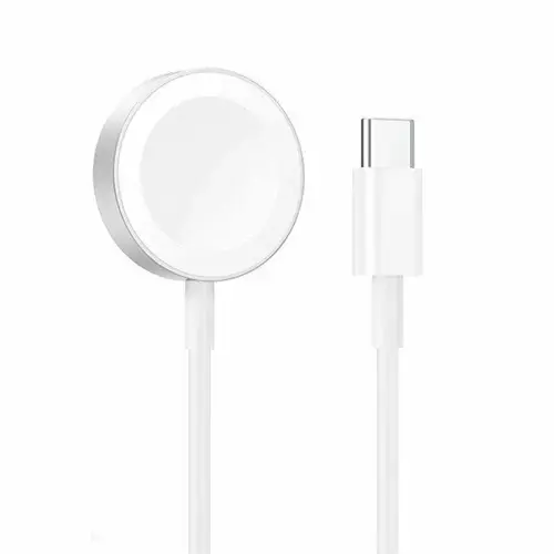 Cablu incarcare iWatch Lamtech Type-C 1.2m Slim, Alb