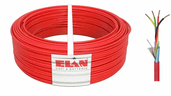 Cablu incendiu 4x8/10, diametru 5.3mm, cupru, ecranat, rosu, rola 100m, EL 4x8/10 Tw 034801R