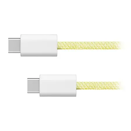 Cablu Kruger&Matz KM1271-1Y, USB TIP C - USB TIP C, 60 W, 1 m (Galben)