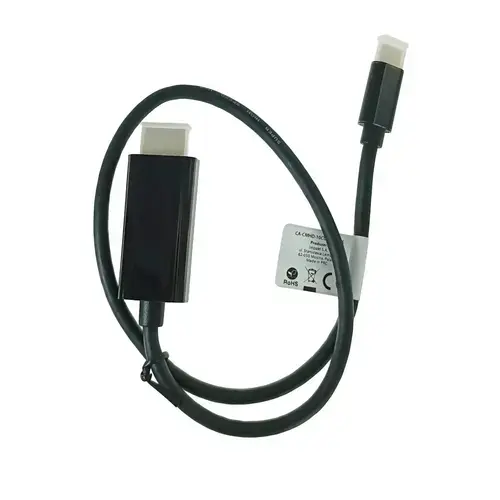 Cablu Lanberg CA-CMHD-10CU-0005-BK, USB-C, HDMI, 0.5m, 4K/60Hz (Negru)