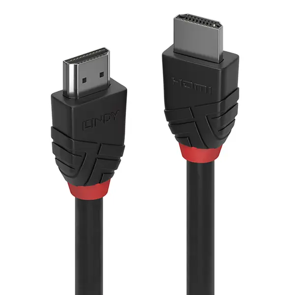 Cablu Lindy 0.5m HiSpd HDMI, Bllack Line Cablu Lindy 0.5m HiSpd HDMI, Bllack Line