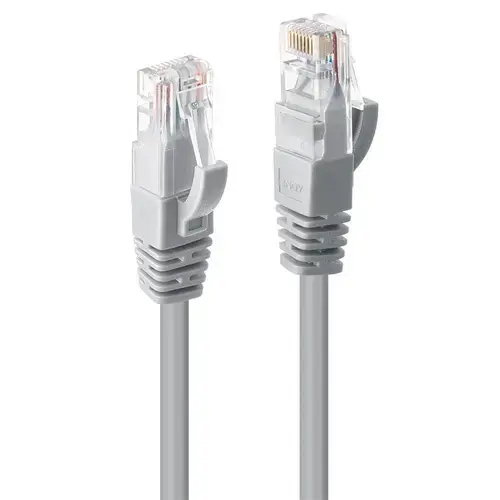 Cablu Lindy 3m Cat.6 U/UTP, Gri