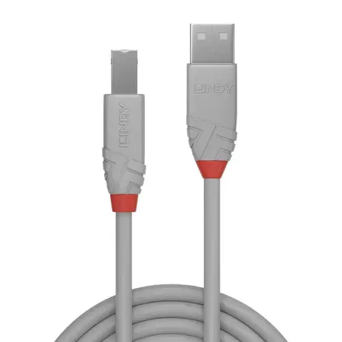 Cablu Lindy LY-36685, 5m, USB 2.0 Type A - USB-B