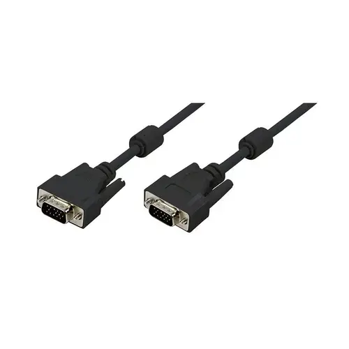 Cablu LOGILINK CV0003, VGA - VGA, 5m, dublu ecranat (Negru)
