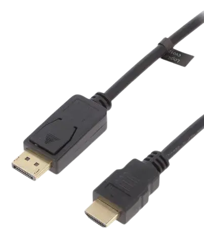 Cablu Logilink CV0126 DisplayPort-HDMI (Negru)