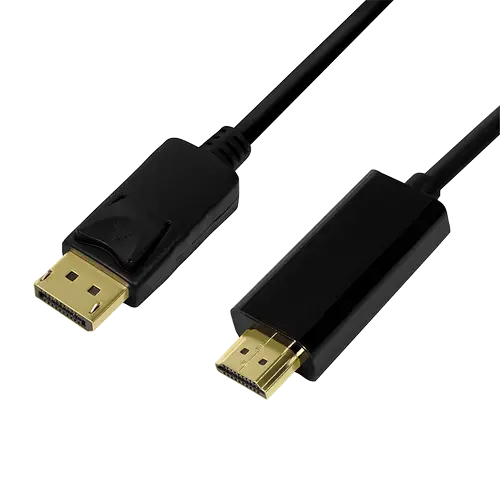 Cablu LOGILINK CV0128, DisplayPort - HDMI, 4K/30 Hz, 3m, Negru