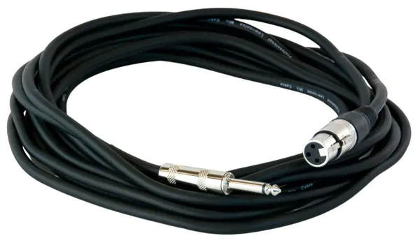 Cablu Master Audio - PMC627, F-XLR/6.3 mm, 6 m, negru