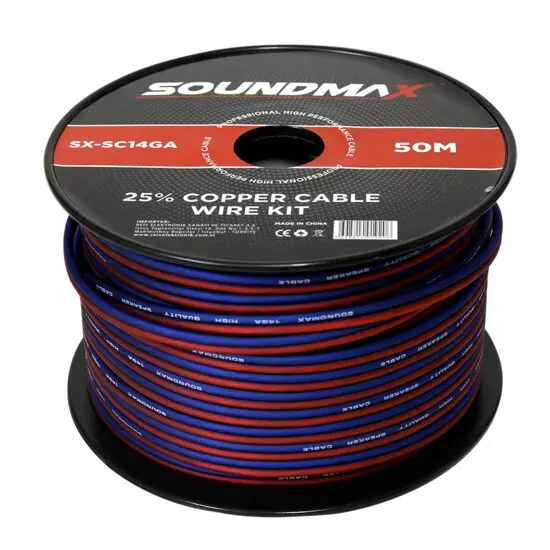 Cablu multifilar CCAW Soundmax SX-SC14GA 2x2mm rola 50m