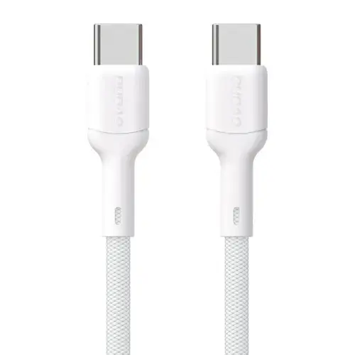 Cablu pentru incarcare si transfer de date Dudao L9C, USB-C la USB-C, 65W, 2m (Alb)
