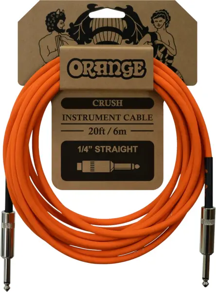 Cablu pentru instrument muzical Orange - CA036 Crush, 6.3 mm/6.3 mm, 6 m, portocaliu