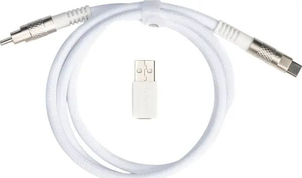 Cablu pentru tastatură Keychron – Geek, 1 m, alb