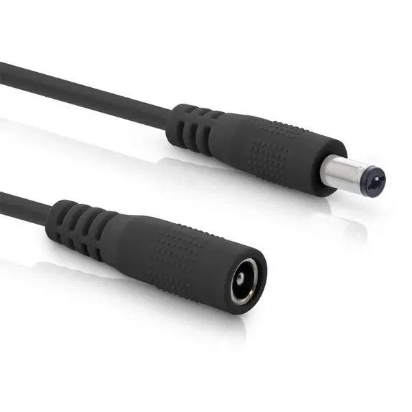 Cablu prelungitor alimentare DC 5.5x2.1mm T-M 5m Negru, Inline IL26805B