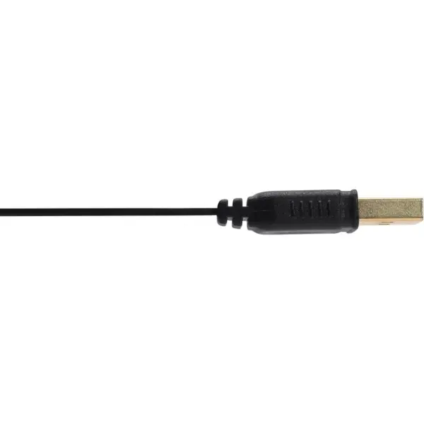 Cablu prelungitor USB 2.0 T-M flat 5m Negru, InLine IL34605F