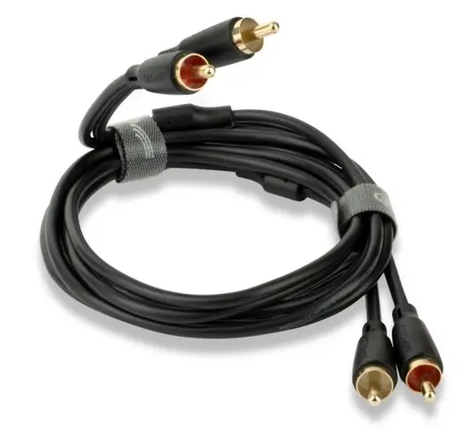 Cablu QED - Connect, Phono/Phono, 1,5 m, negru