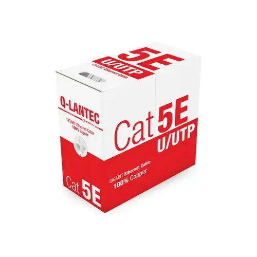 Cablu retea CAT5E UTP 100% cupru, pachet 305 m