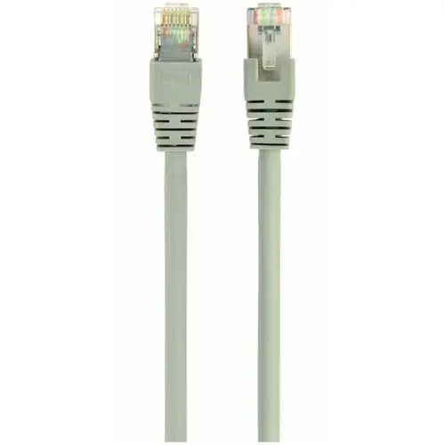 Cablu S/FTP GEMBIRD Cat6a, LSZH, cupru, 3 m, gri, AWG27, dublu ecranat PP6A-LSZHCU-3M