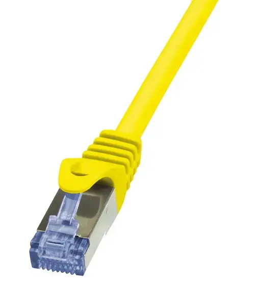 Cablu S/FTP LogiLink CQ3027S, Cat.6A, Patchcord (Galben)
