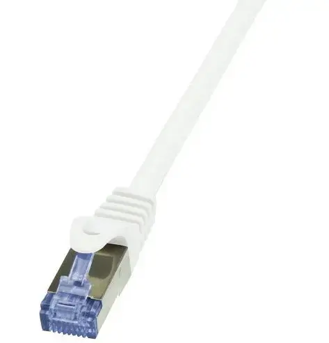 Cablu S/FTP LogiLink CQ3041S, Cat.6A, Patchcord (Alb)